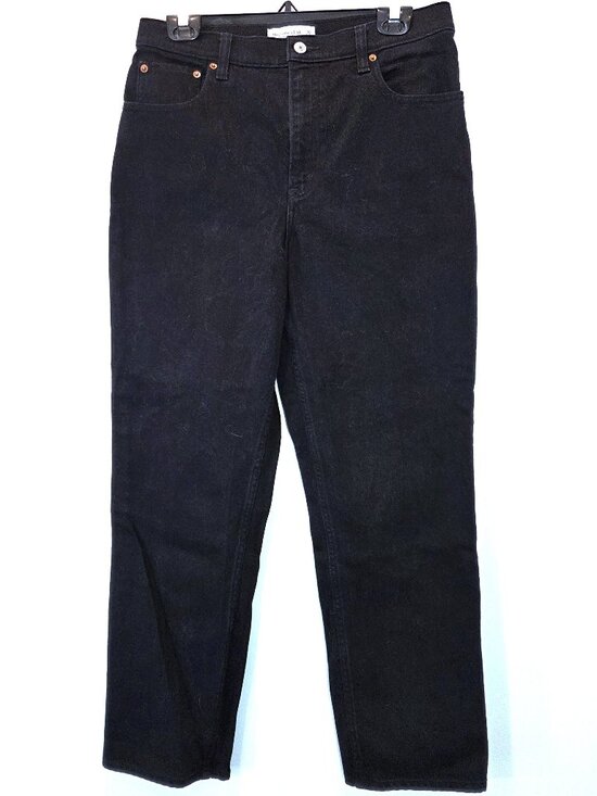 Abercrombie & Fitch Denim - NWOT Abercrombie & Fitch Black Ultra High Rise Straight Leg Jeans Size 30